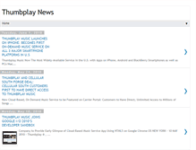 Tablet Screenshot of news.thumbplay.com